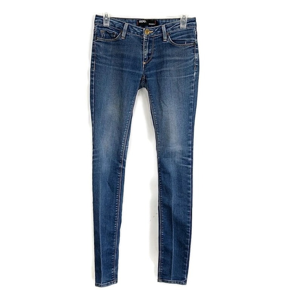 BDG‎ Cigarette Jeans Women 26 Blue Low Rise Skinny Medium Wash Denim